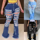 Женские брюки, уличная одежда 2021, женские модные пикантные эластичные джинсы с очень высокой талией и пуговицами