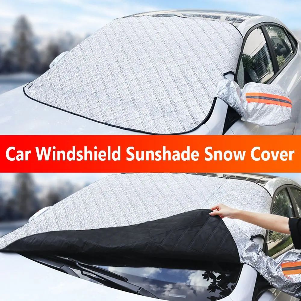 

Universal Magnetic Car Windshield Sunshade Cover Winter Anti-icing Snow Block Dustproof Frost Protect Exterior Auto Accessories
