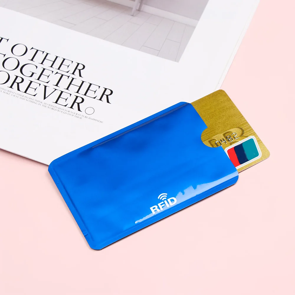 10 шт. Новинка защита для кредитных карт RFID Противоугонная блокировка держатель