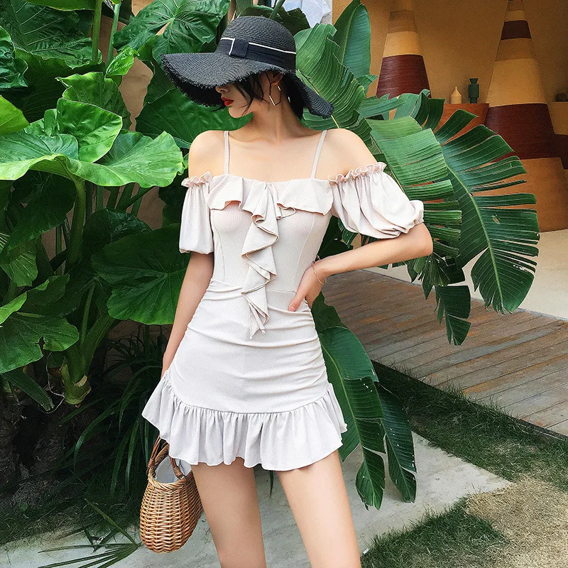 Женский раздельный купальник женское бикини большого размера модное с эффектом