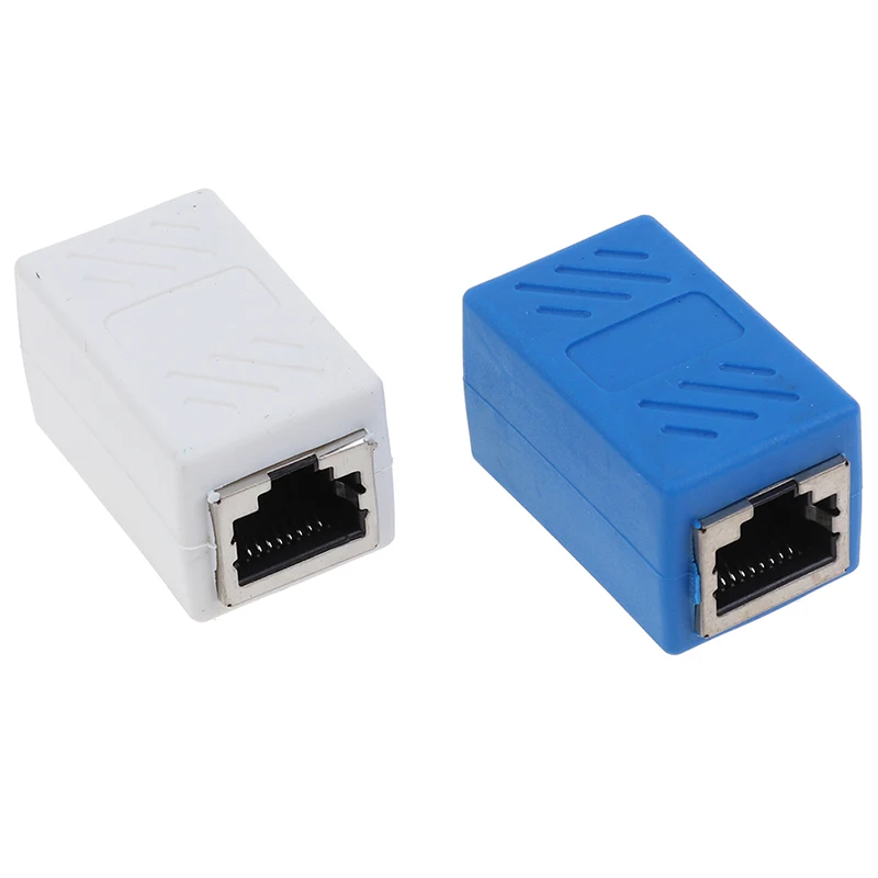 

1Pc RJ45 Connector Adapter For Cat7/6/5E 8P8C Network Extension for Ethernet Cable