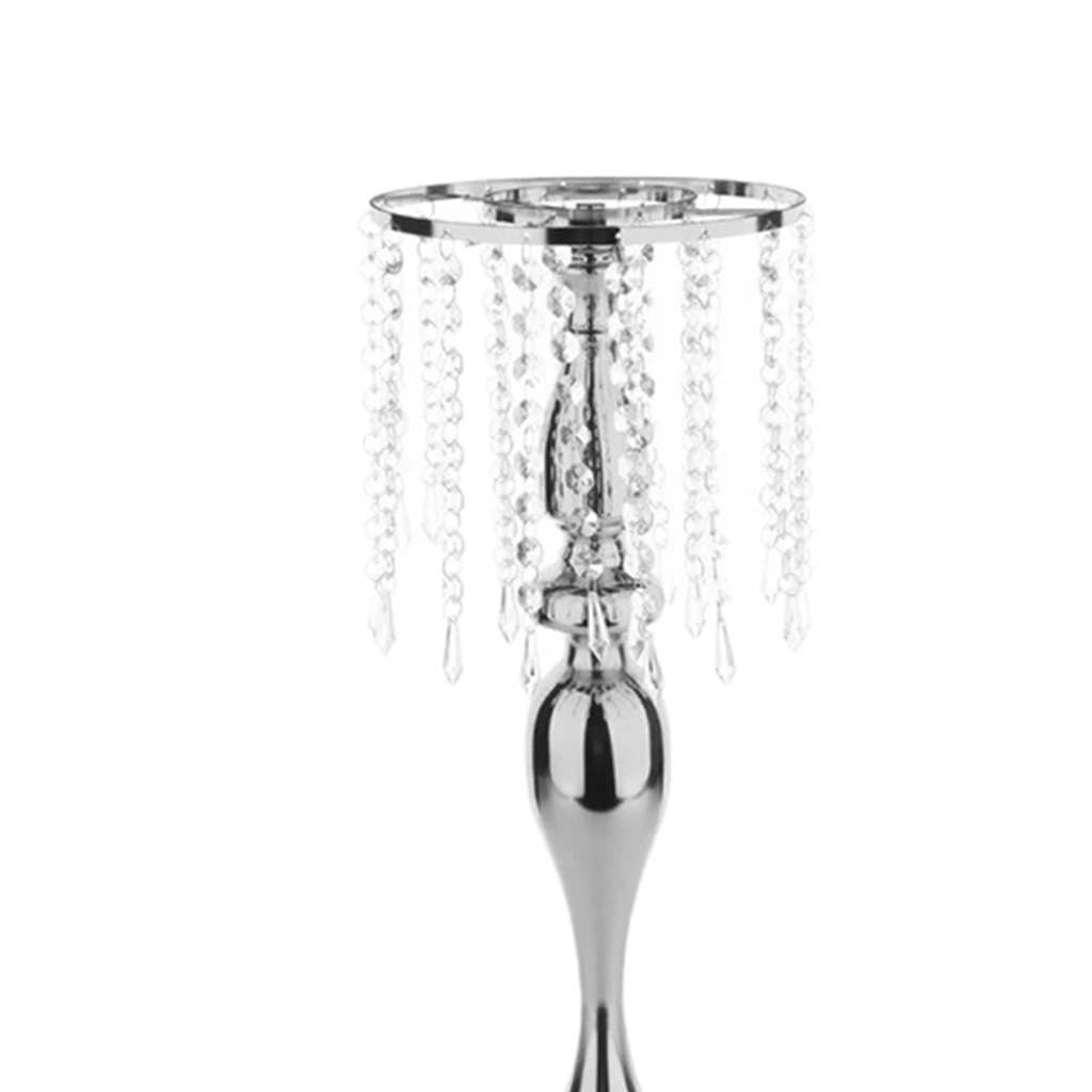 

Crystal Candle Holder Candlesticks Road Lead Centerpiece Decor Ornament