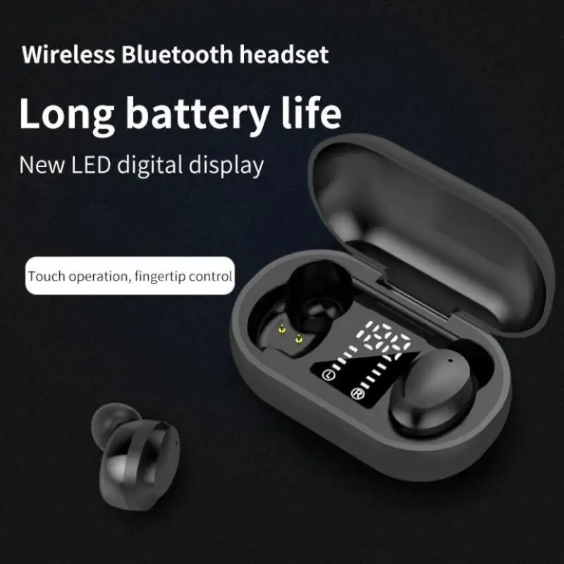 

Charging Box Touch Bluetooth Earphone Wireless Headset Intelligent Noise Reduction Gaming Headphones Headsets With Microphone
