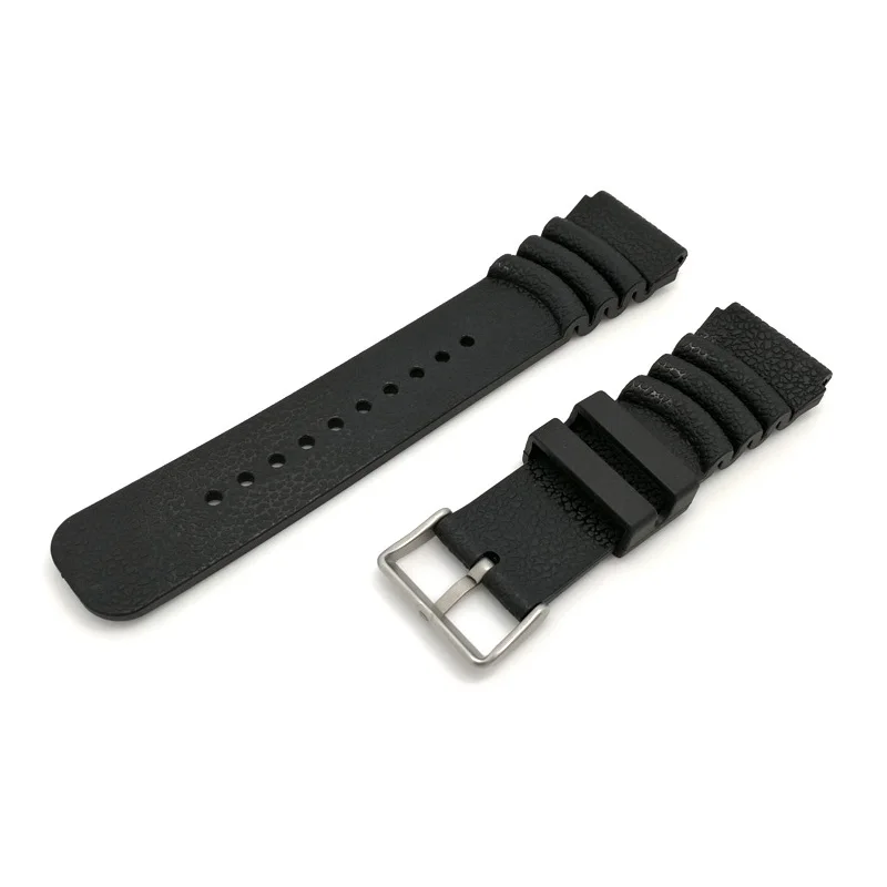 Ремешок силиконовый для мужских наручных часов резиновый водонепроницаемый