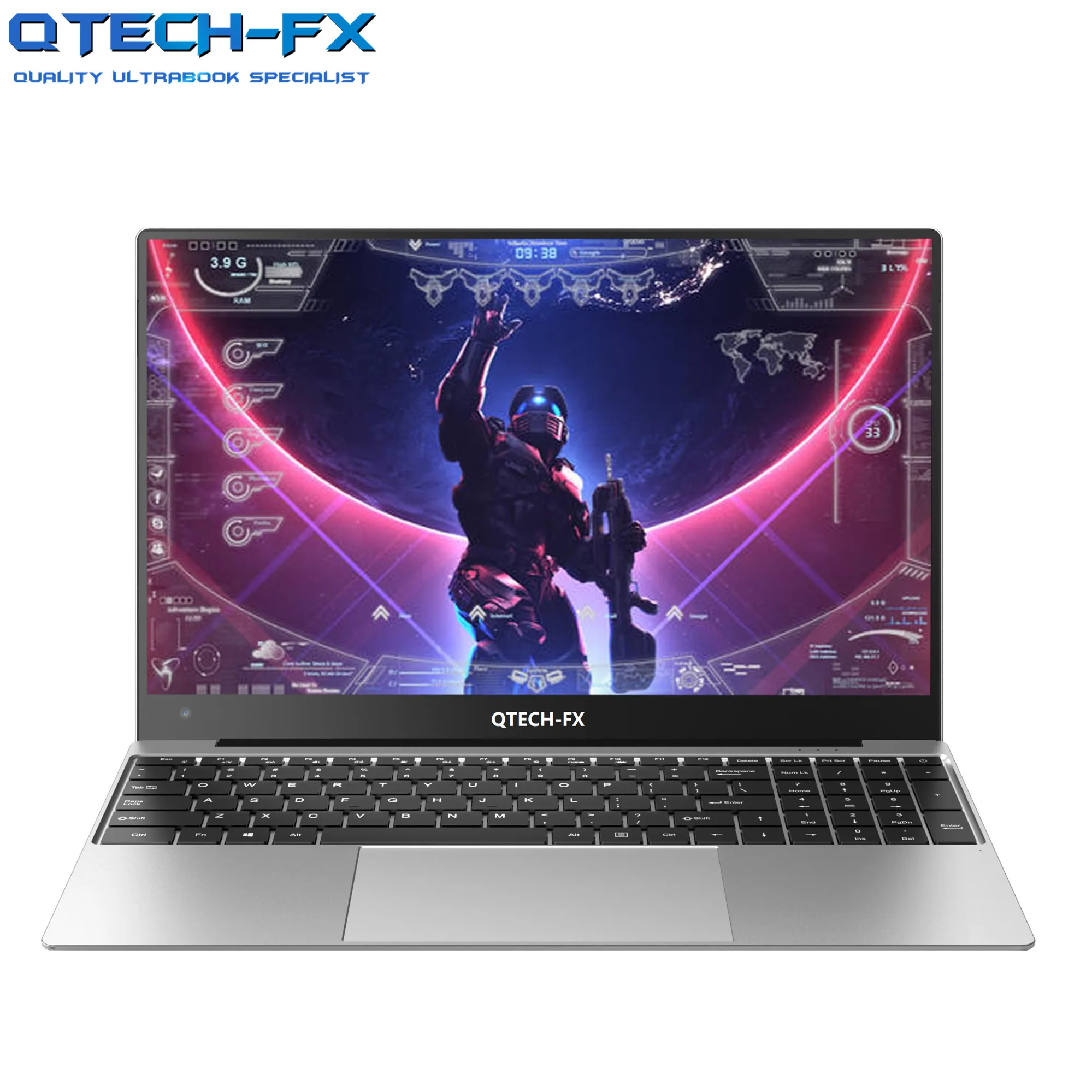 Promo 15.6″ Laptop i7-3537 8GB RAM 1000GB  SSD Intel CPU Windows 10 Game Office Arabic Hebrew AZERTY Spanish Russian Keyboard Backlit