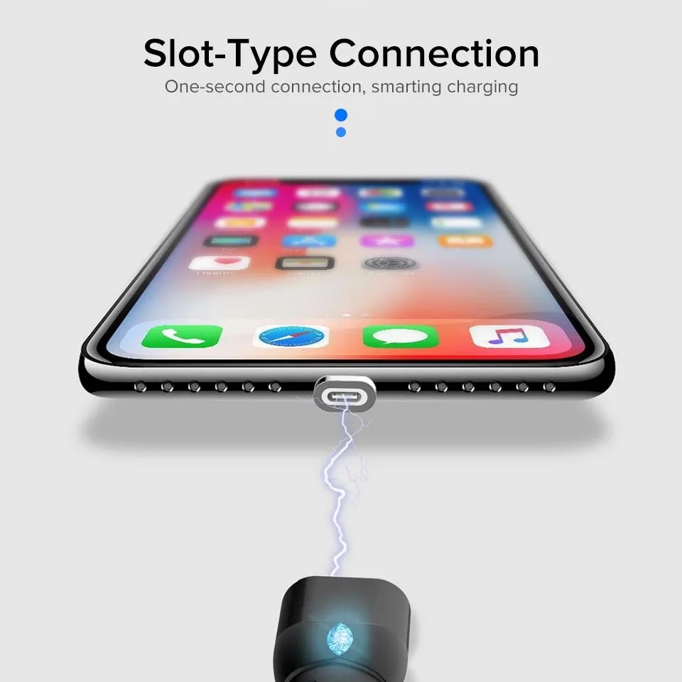Магнитный кабель Venroii 3A Micro usb type C для быстрой зарядки type-C магнитное зарядное устройство для телефона USB C для samsung huawei P20 Xiaomi OnePlus