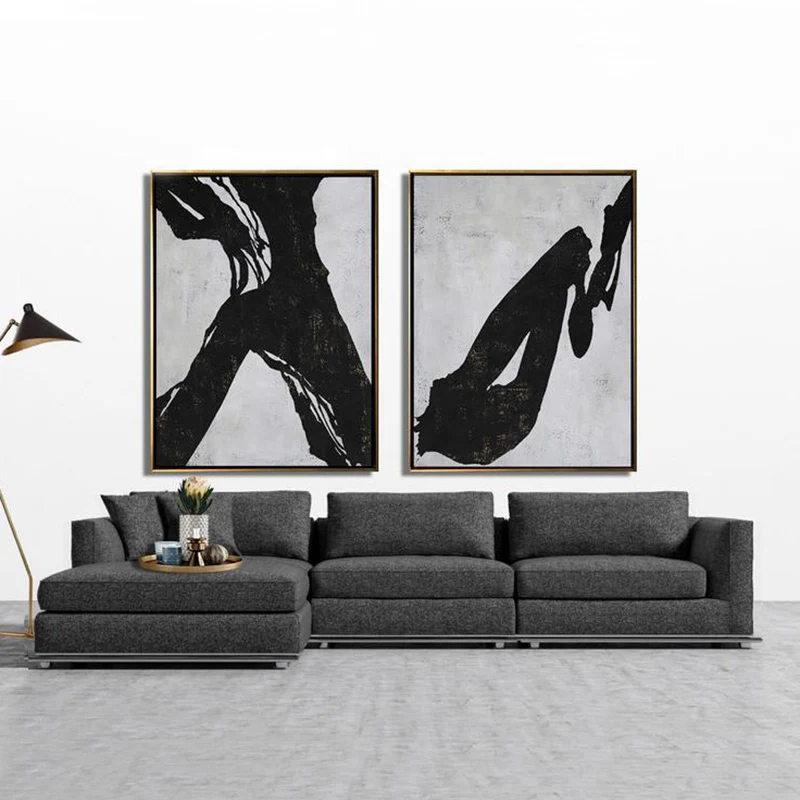 Большой набор из 2 картин Набор для творчества на холсте ручная роспись