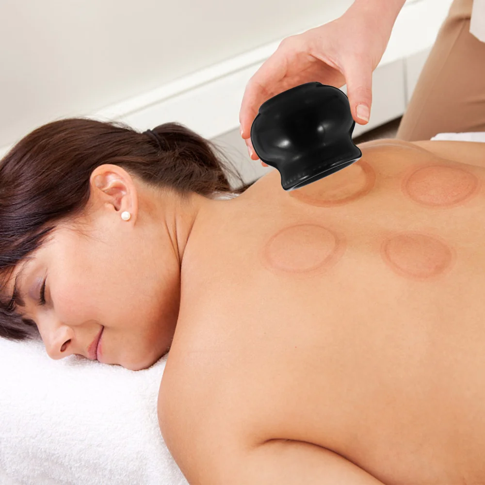 

1Pc Durable Bianstone Cupping Device Cupping Tool Tool (Black)