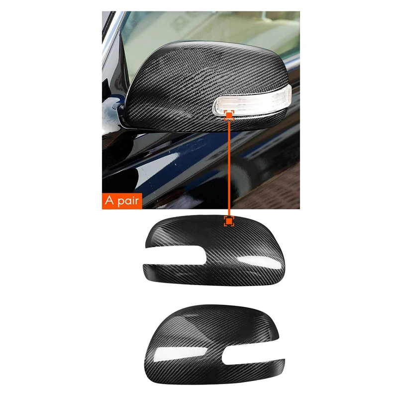 

Carbon Fiber Outside Rearview Side Mirror Case Housing Cover for Toyota Reiz 2007-2009 Camry 2006-2011 Rumion 2007+