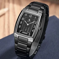 wwoor 2021 new top brand men black watch square fashion luxury casual quartz business waterproof wrist watches relogio masculino