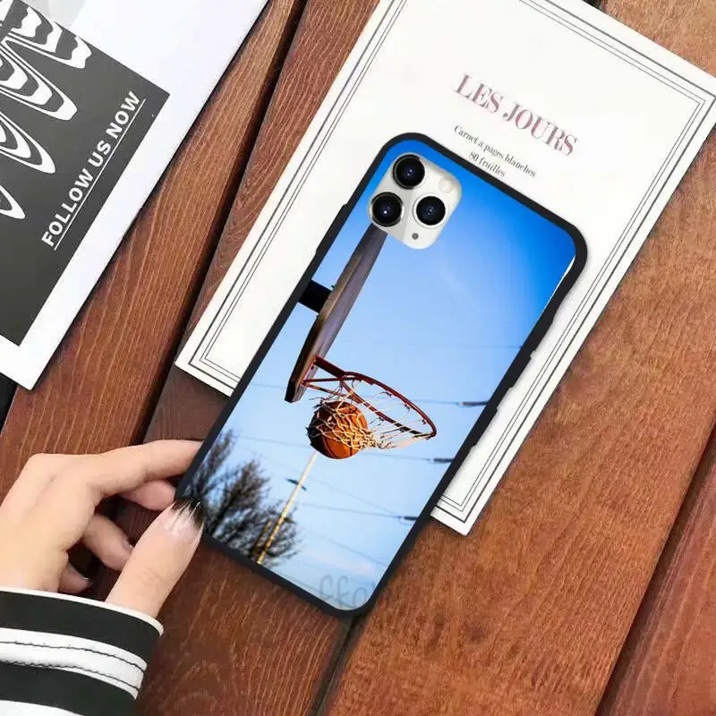 

Basketball court sports Phone Case for iPhone 11 12 pro XS MAX 8 7 6 6S Plus X 5S SE 2020 XR