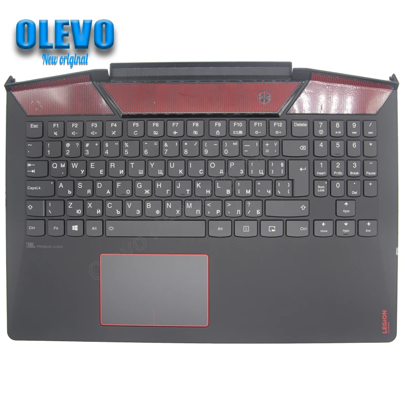 

High quality 5CB0N67246 for Lenovo IdeaPad Y720-15ISK laptop keyboard Plamrest upper case assmebly BGR with backlit Tested
