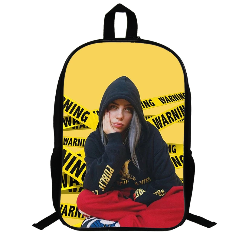 14,5 дюймов Billie Eilish школьные сумки для подростков рюкзак в стиле «хип-хоп» для мальчиков и девочек, рюкзак для ноутбука, рюкзак для путешествий вентиляторы подарок