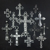wholesale cross charms pendants diy jewelry findings accessories more styles can picked 14pcslot zas1021