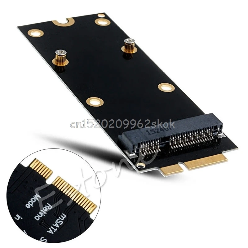 MSATA SSD к SATA адаптер 7 + 17 Pin для 2012 MacBook Pro A1425 A1398 MC976 | Компьютеры и офис