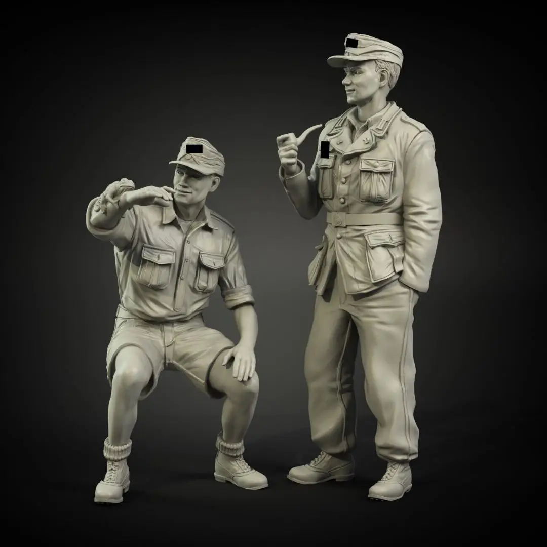 

1/35 Resin Model Figure GK， Unassembled and unpainted kit