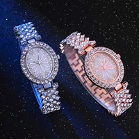 women fashion watch clock stainless steel casual dress wrist crystal jewelry rhinestone watch ladies quartz wrist watch girl
