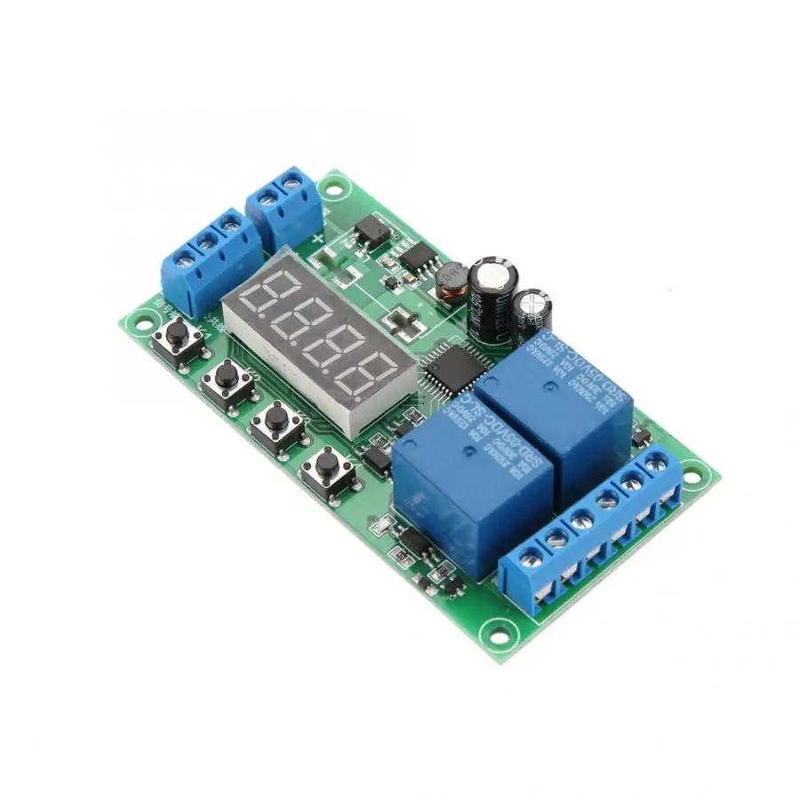 YF 7 Двухканальное реле задержки многофункциональное импульсное устройство