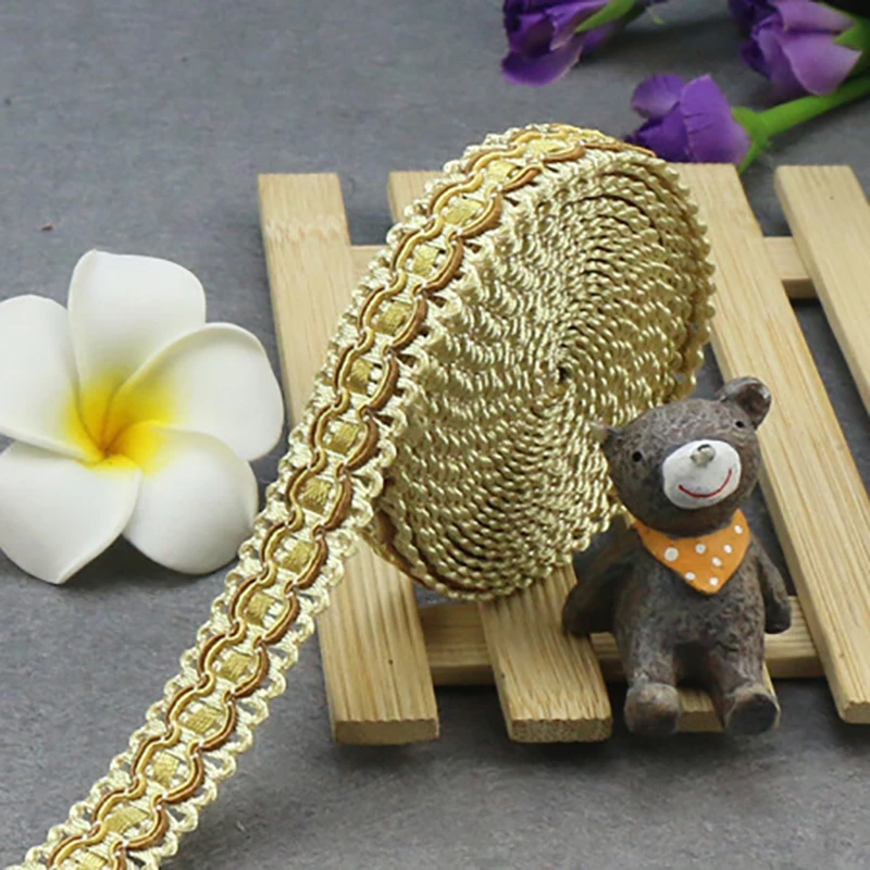 

New Thread Bordered Webbing Clothing Shoes Hats Home Decoration Lace Trim Sewing Accessories Knitted Webbing DIY Accessories