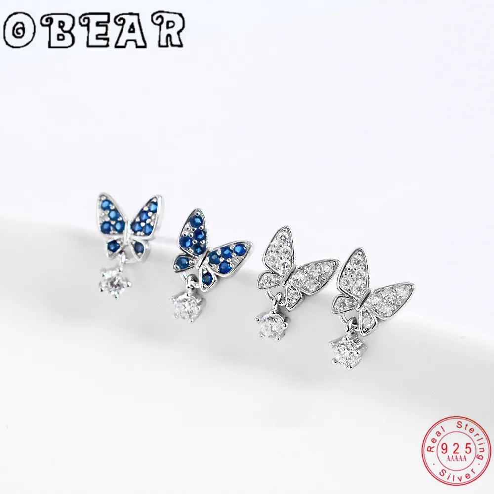 Женские серьги гвоздики из серебра 925 пробы с фианитами|Серьги-гвоздики| |