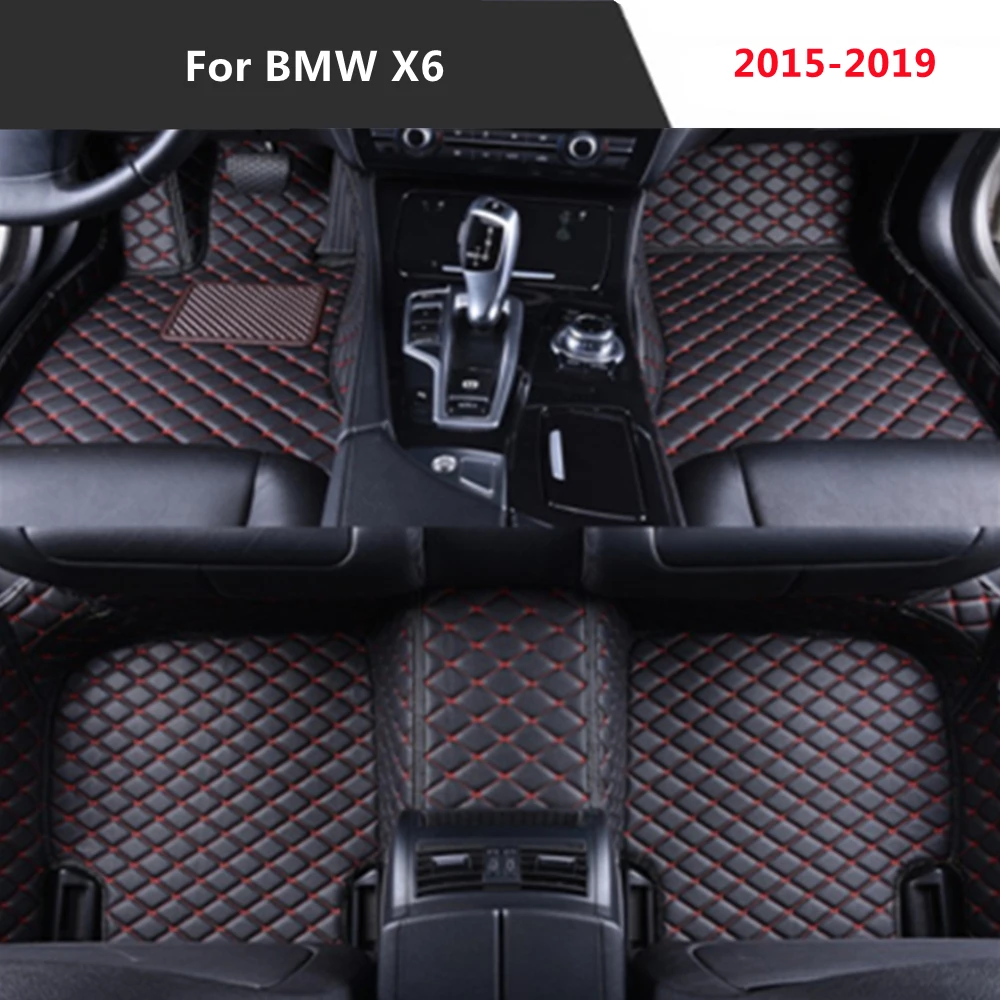 

Кожаный Автомобильный напольный коврик для BMW X6 (2015-2016-2017-2018-2019 года)