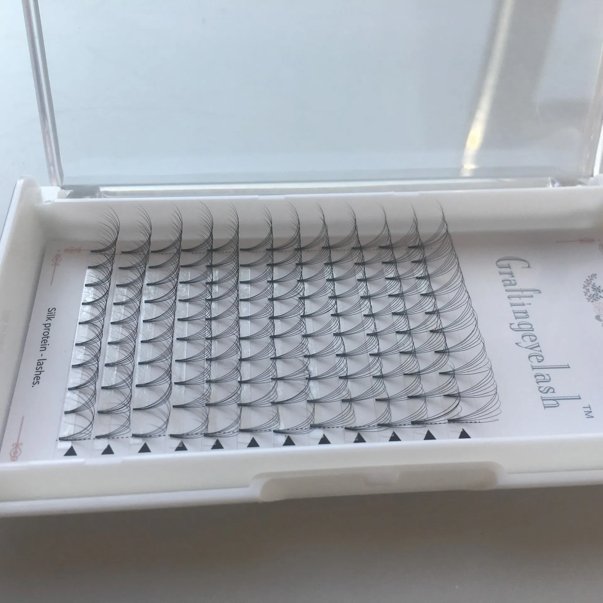 DORADOSUN 12 рядов отдельных ресниц 5D Новое поступление новый белковый шелк накладные