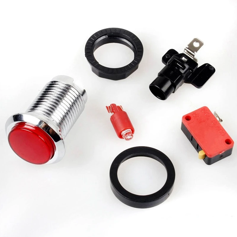 Аркадные DIY Kit Запчасти 2 игрока USB энкодер для ПК игры джойстик + кнопки с