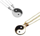 2 шт.компл. ожерелье с подвеской Инь-Ян ювелирные изделия для пары на день рождения