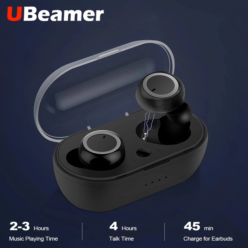 Ubeamer TWS 5 0 Bluetooth беспроводные наушники для телефона игровая гарнитура с