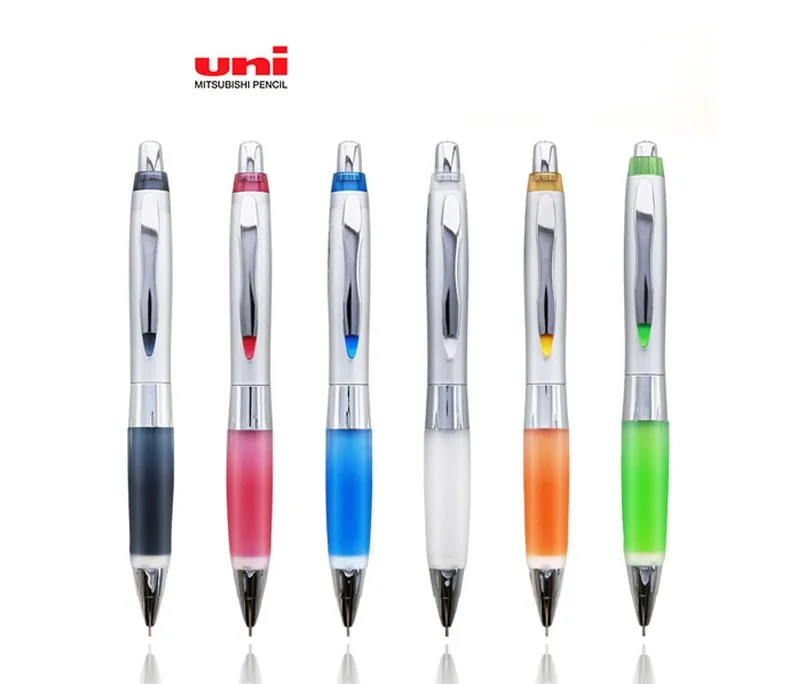 

1pc Japan Uni Automatic Activity Pencil 0.5mm Shake Out Lead Student Children Writing Exam Supply Multi-color Optional M5-617GG