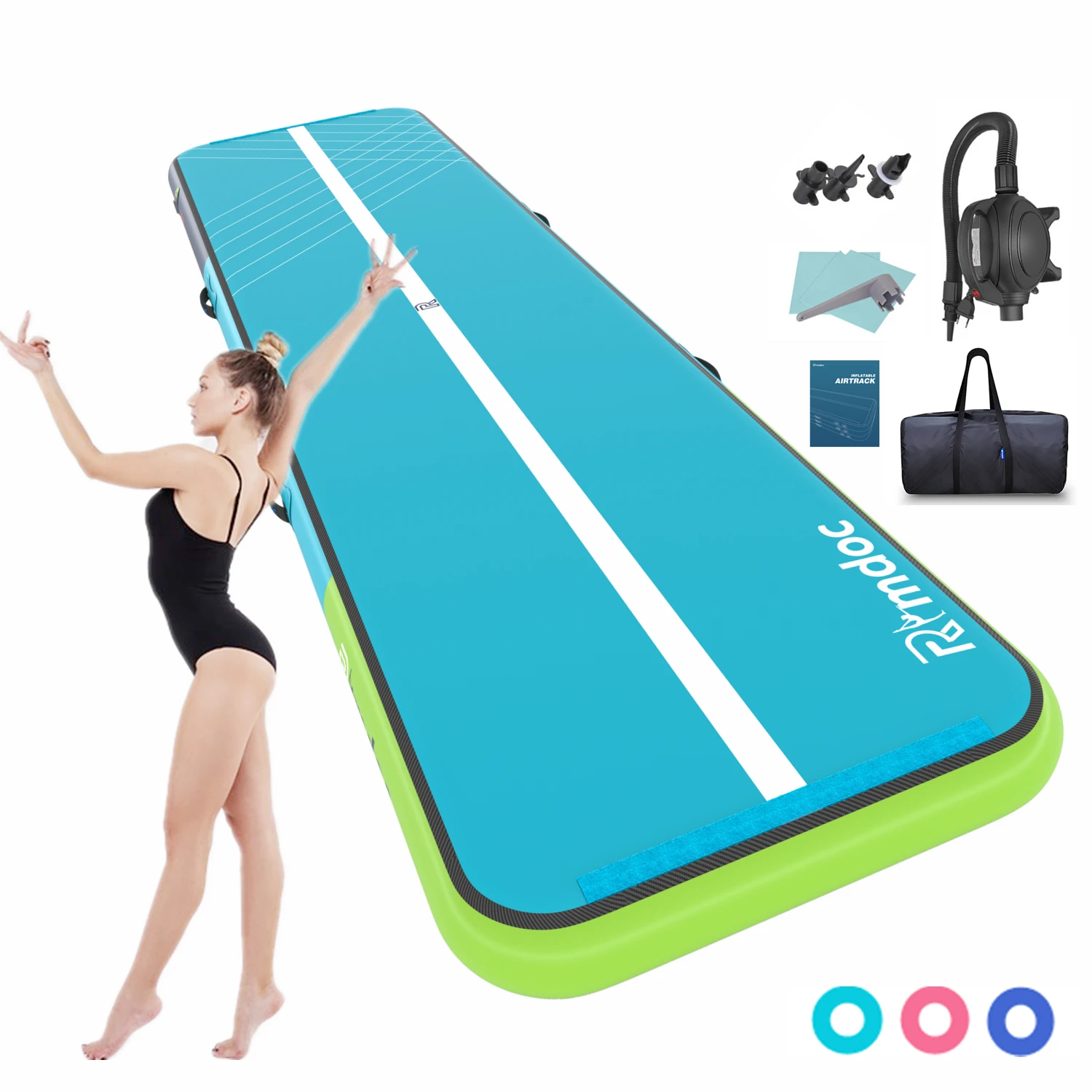 

Коврик гимнастический надувной, 3-6 м, 20 см