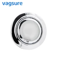 ac 12v 7 5cm diameter round plastic normal waterproof spot light with frame for shower room shower accessories