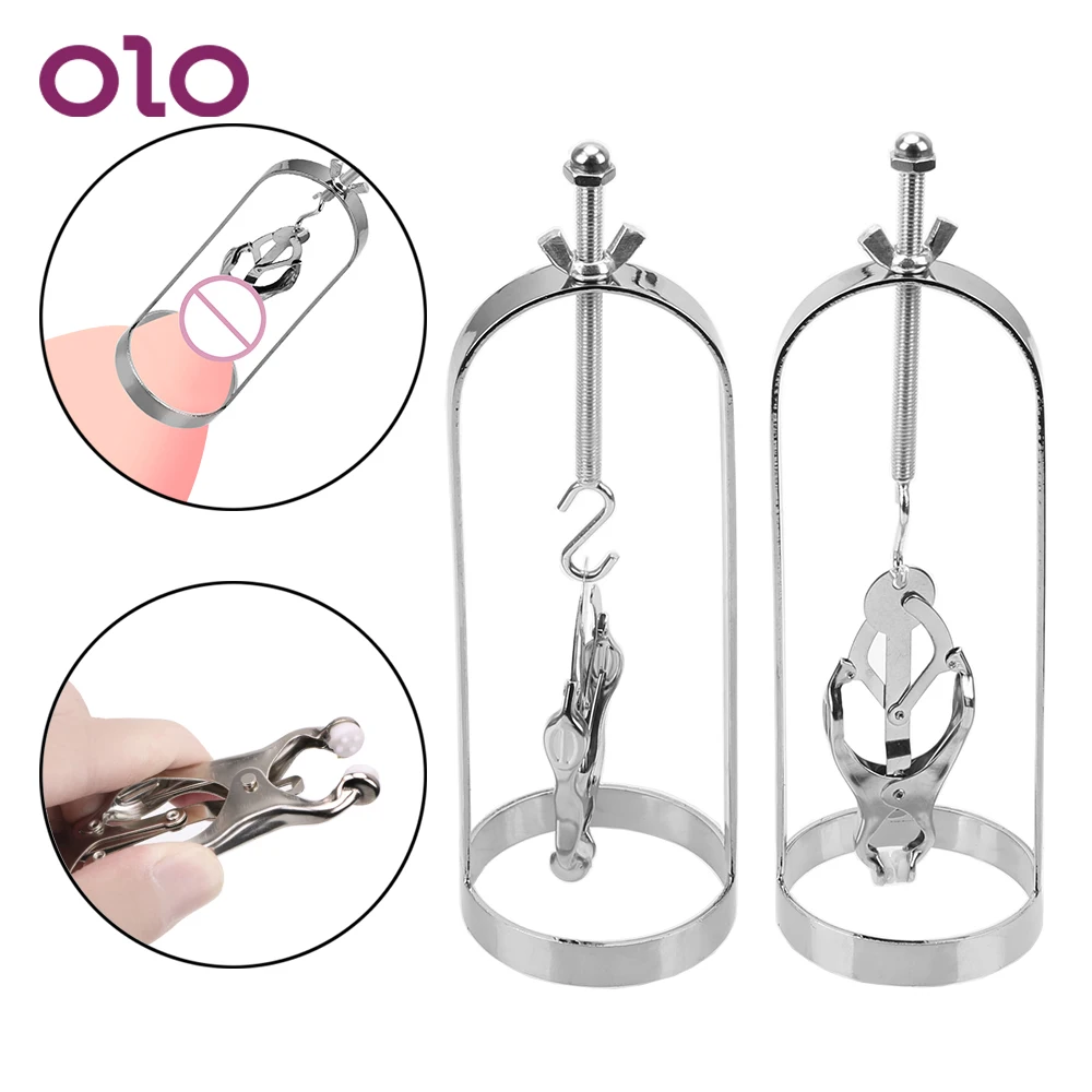 Оло 1 пара металлический Ниппель зажим удерживающее устройство пытка играть