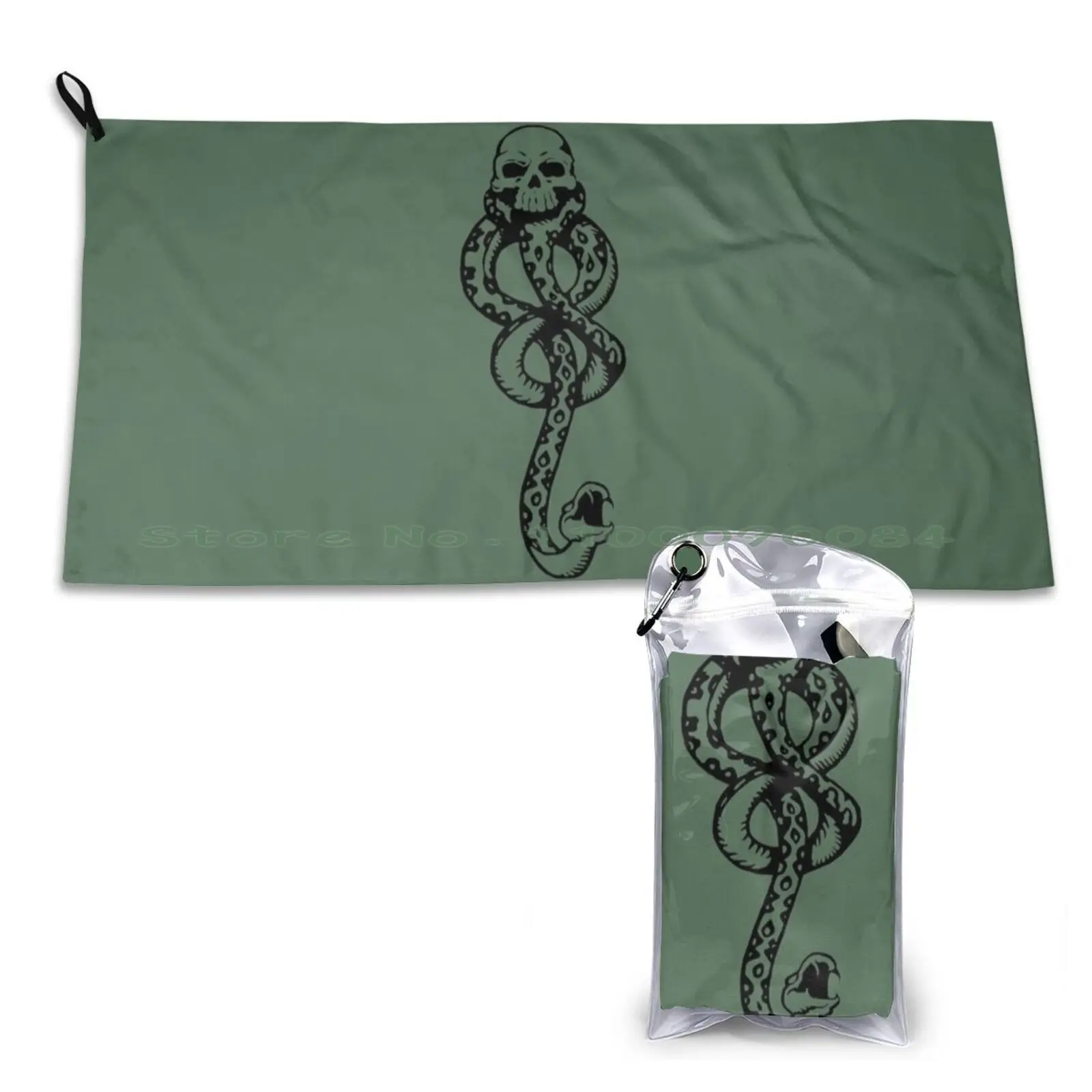 

Dark Mark Quick Dry Towel Gym Sports Bath Portable Voldemort Dark Mark Magic Bloodborne Game Death Eater Dark Souls Draco