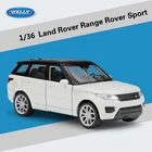 Литая модель автомобиля WELLY в масштабе 1:36 Land Rover Range Rover Sport SUV, модель автомобиля из металлического сплава, игрушечный автомобиль для мальчиков, коллекция подарков