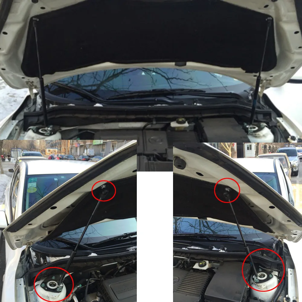 Демпфер для Mazda 3 BL 2009-2013 2 шт. передний капот модифицирует газовые стойки из углеродного волокна, поддерживающий амортизатор