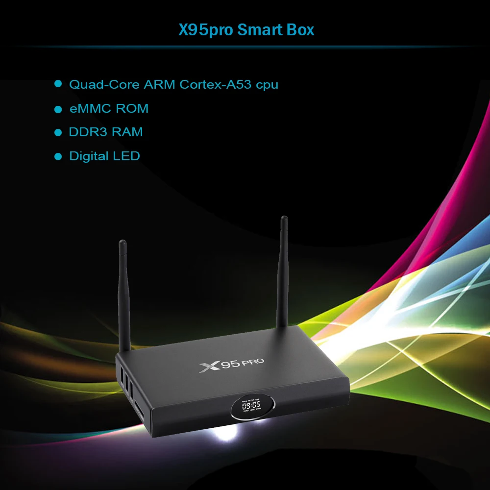 X95 pro s905x для приставки android smart tv box, s, глобальная версия, Netflix IPTV Set-Top box 4 ядро HDMI2.0 3D UHD HDR WI-FI m3u поддерживается