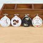 Персонализированный брелок с логотипом и зеркальной печатью, свадебные сувениры на заказ и подарки для детского душа, сувениры на день рождения