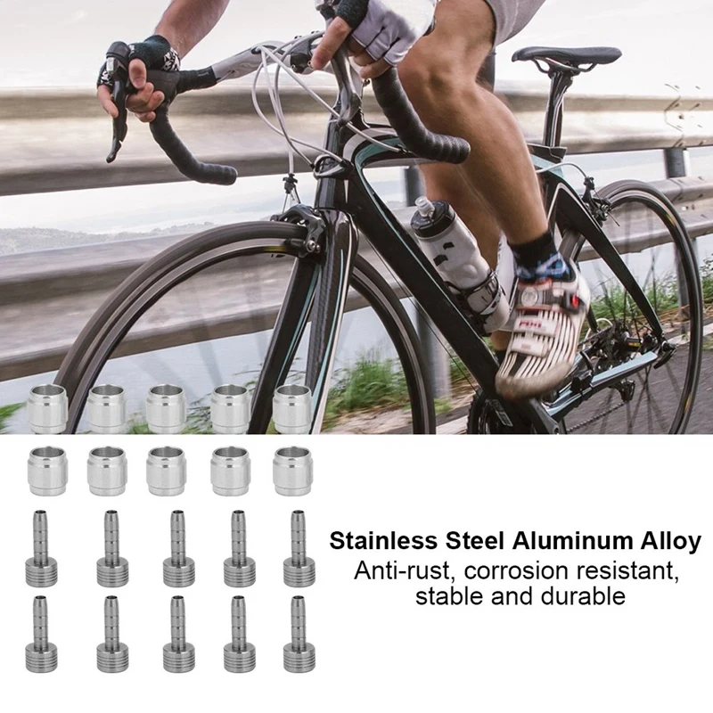 10 компл. Тормозной шланг вставка велосипед гидравлический дисковый тормозной