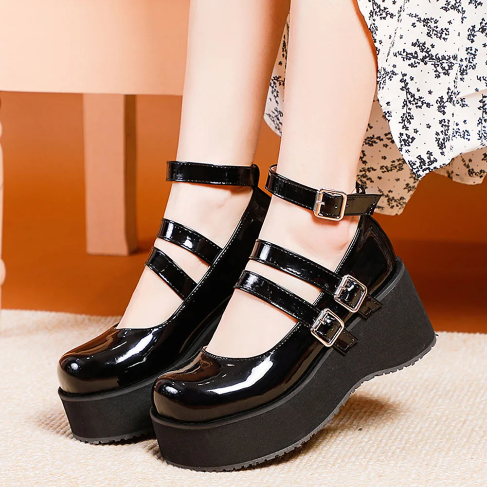 

On Sale New Fashion High Quality Women Shoes Leisure Ladies Flat Platform non-slip Spring Sweet Girls Pumps Large Size 34-48