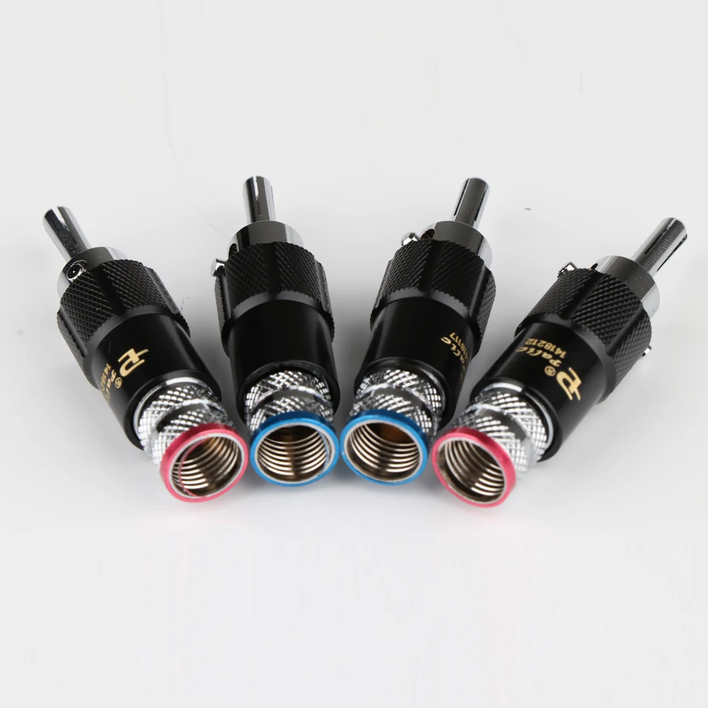 Розетка для кабеля 9 мм с родиевым покрытием|speaker cable plug|connectors goldnakamichi connector |