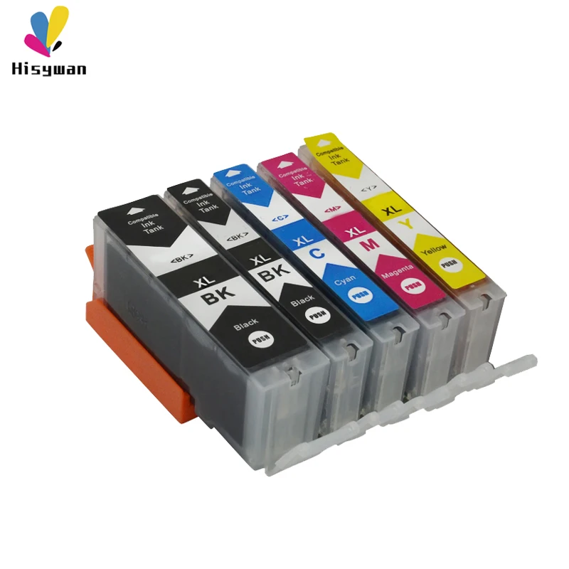 Чернильный картридж Hisywan PGI470 CLI471 для принтера Canon PGI 470 CLI 471 PIXMA MG6840 MG9040 TS5040 TS6040 5