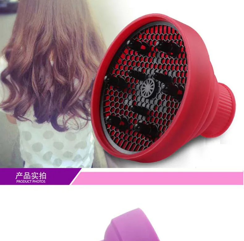 100% абсолютно новая мода фена Диффузор Крышка Складная фен вытяжка воздуходувка