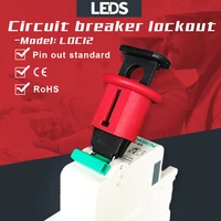 mcb lockout miniature circuit breaker lock electrical air breaker switch handle lockout isolation loto device pin out standard
