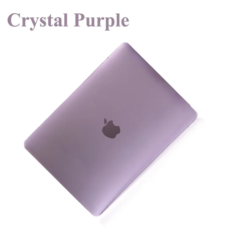 Ноутбук чехол для ноутбука MacBook Air Pro retina, возрастом 11, 12, 13, 15 Mac Book Pro 15,4 13,3 дюймов Сенсорная панель A1706 A1989 A2159 A1707 A1990 - Цвет: Crystal Purple