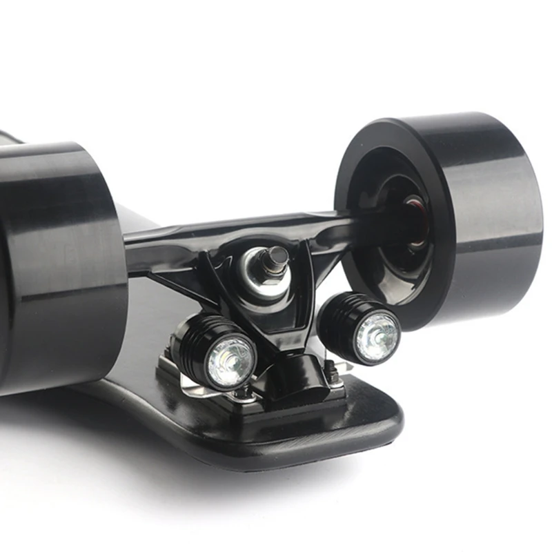 

2021 New 4Pcs Skateboard LED Lights Night Warning Safety Lights for 4 Wheels Skateboard