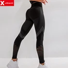 Новинка 2020, женские леггинсы для занятий йогой с высокой талией, утягивающие живот, трико для тренировок и бега, штаны для йоги, тренировочные штаны
