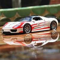 918 racing alloy 132 acousto optical return to the simulation of the car model decoration boy gift children toy car boys