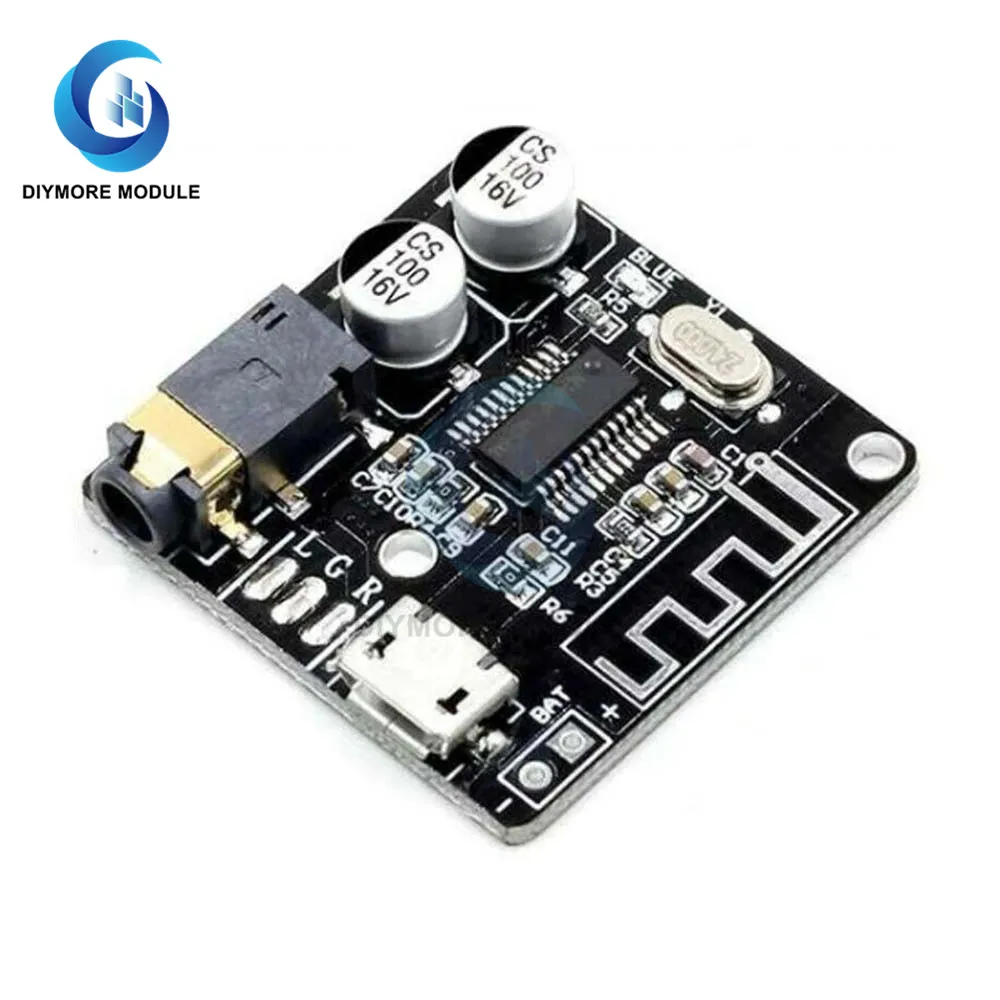 Bluetooth 5.0 Audio Receiver Board MP3 Lossless Decoder Wireless Stereo Music Player for Car Speaker Home Amplifier DIY | Электронные