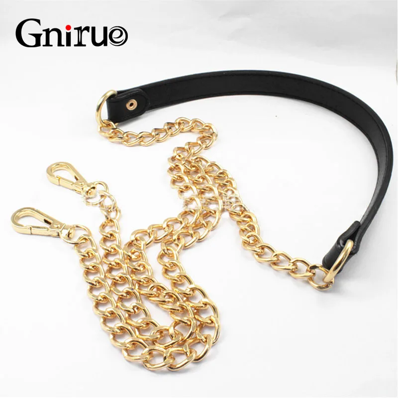 

Women Bag Chain Accessories Metal Bag Chain PU Leather Decompression Bag Strap Fashion Diagonal Shoulder Bag With Bag Chain